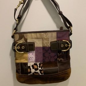 Vintage Coach Patchwork Bag